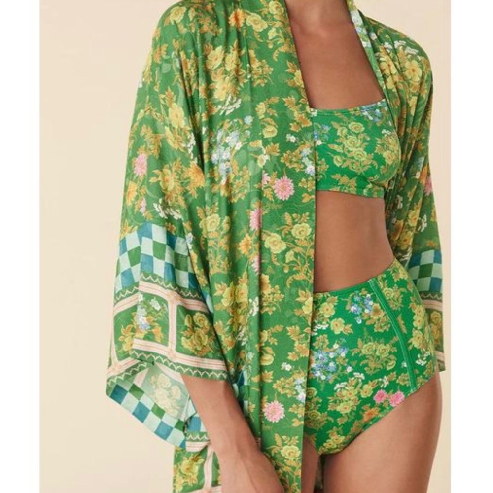 Spell & the gypsy NWT Flora robe citrus crush